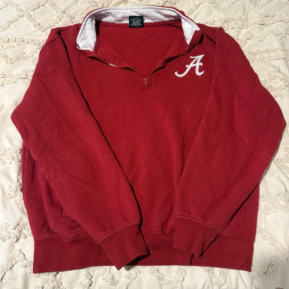 Alabama, Red Women’s Quarter-Zip Pullover